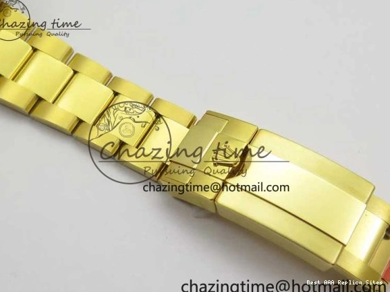 AAA Replica Watches and Daytona Noob YG Bracelet BestValue 904L SA Black Crystal Case Dial YG Best 1:1 2630 116508 Edition 0109